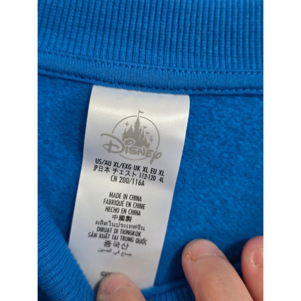 Walt Disney World Play in the Park Space Mountain Blue Sweatshirt Mens XL - Picture 4 of 5